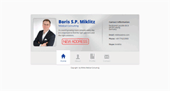 Desktop Screenshot of miklitz-medical-consulting.com